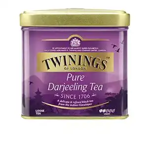 Twinings-Tee Twinings Pure Darjeeling, Schwarzer Tee lose, 100 g