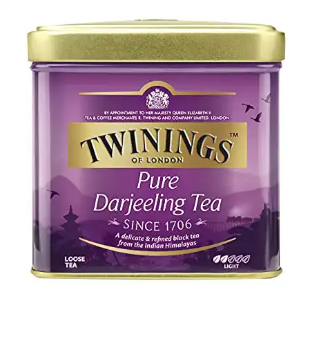 Twinings-Tee Twinings Pure Darjeeling, Schwarzer Tee lose, 100 g