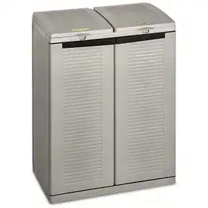 Mülltonnenbox Terry , EcoCab 2, Schrank zum Mülltrennen