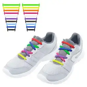 Silikon-Schnürsenkel RJ-Sport Elastische Silikon Schnürsenkel flach