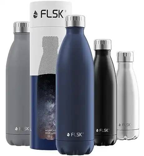 Trinkflasche BPA-frei FLSK Das Original New Edition Edelstahl