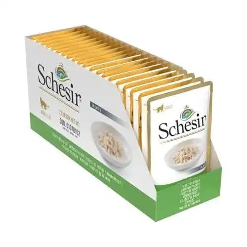 Die beste Schesir-Katzenfutter Schesir Cat Jelly Hühnerfilet, Gelee, 20 x 85 g 2026 Test Bestseller Schesir-Katzenfutter Schesir Cat Jelly Hühnerfilet, Gelee, 20 x 85 g