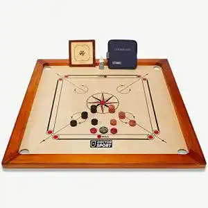 Carrom-Board DOCTOR SPORT Carrom Spiel – Karom Spielbrett – Komplett