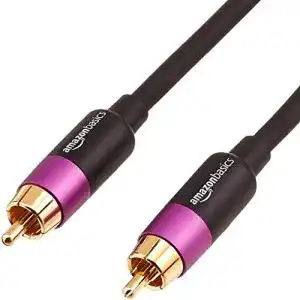 Subwoofer-Kabel Amazon Basics PBH-19089, 4,6 m