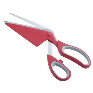 Pizzaschere FACKELMANN und -Heber aus Stahl mit Softgrip-Griff