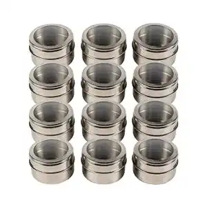 Magnetische Gewürzdosen Maison & White, 12er Set