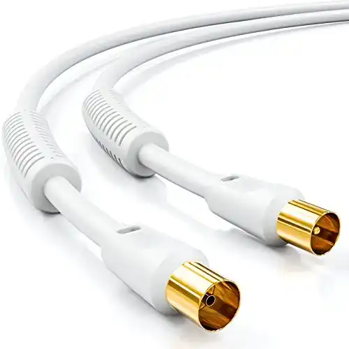 Antennenkabel (10 m) deleyCON 10m TV Antennenkabel Koaxial