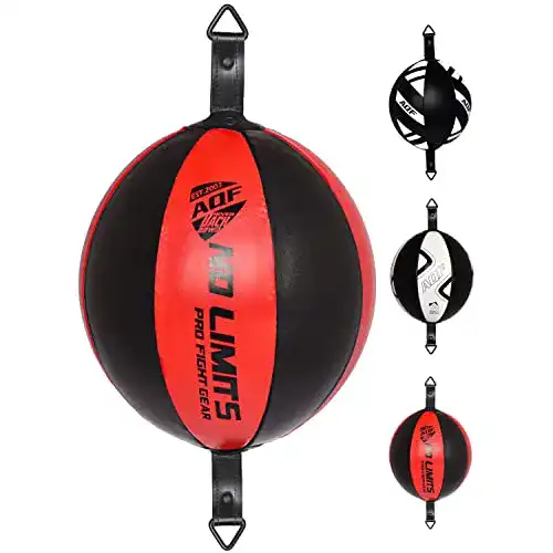 Boxbirnen AQF Boxen Doppelendball Rex Leder Set MMA