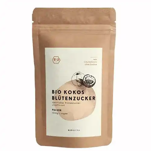 Kokosblütenzucker BioNutra ® Bio 1500 g, Kokoszucker