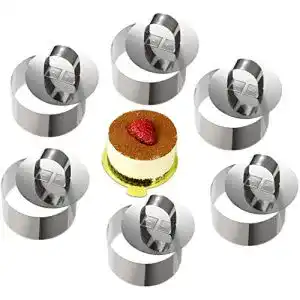 Dessertringe ONEDONE Mousse Ringe 6 Stück, rund
