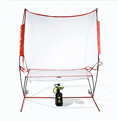 Tennisballmaschine Teknigoo Tennis Maschine Mit Netz (12lb) Pickle