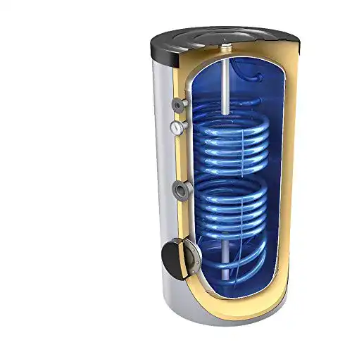 Solarspeicher SHWT 300 Liter emailliert, mit 2 Wärmetauschern