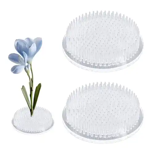 Steckigel WANDIC Blumen-Frosch, 2 Stück, rund, transparent