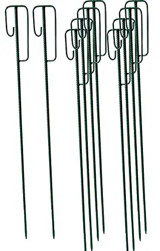 Absperrleinenhalter UvV ® grün Ø14 L 1200 mm (10 Stück