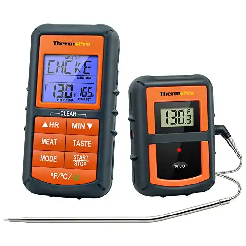 Grillthermometer ThermoPro TP07 mit Timer, BBQ, Ofen, Smoker