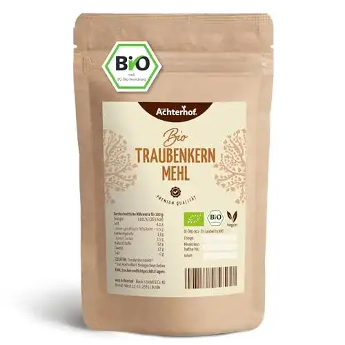 OPC-Pulver vom Achterhof Traubenkernmehl Bio (1kg)