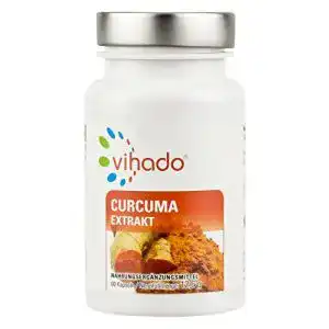 Kurkuma-Kapseln Vihado Curcuma Kapseln mit schwarzem Pfeffer