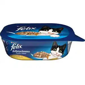 Felix-Katzenfutter FELIX Soßenschmaus Katzenfutter nass in Sauce