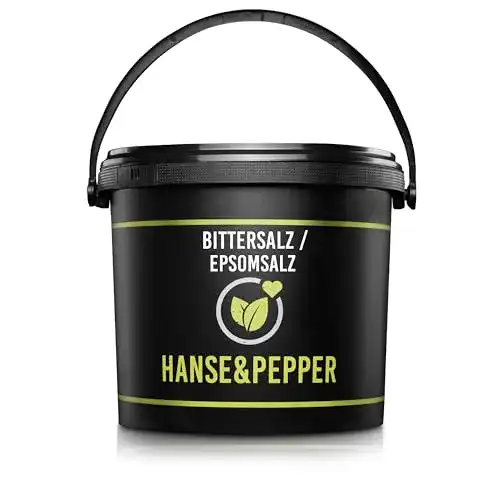 Bittersalz Hanse&Pepper Gewürzkontor 5kg Epsom Salz MgSO4 5kg
