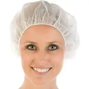 Haarnetz Efalock Professional Barett-Haube, weiß, 100 Stück