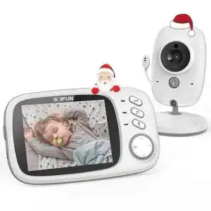 Babyphone mit Kamera BOIFUN, Smart Babyfon, 3.2″ Digital LCD