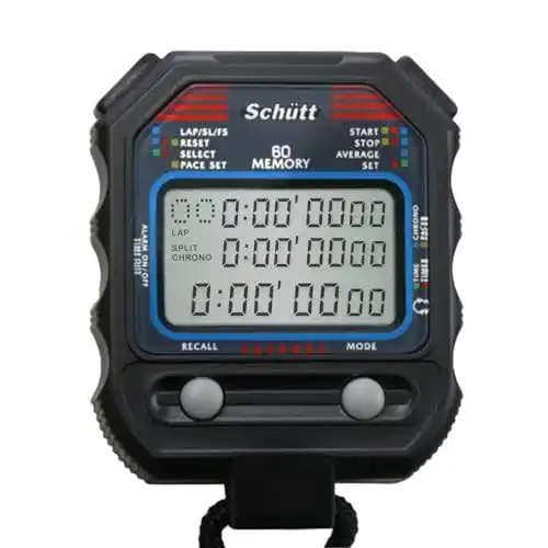 Stoppuhr Schütt PC-90 (60 Memory Speicher | Uhrzeit & Datum