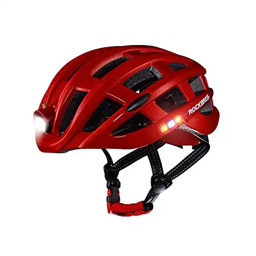 Rockbros-Helm ROCKBROS Fahrradhelm mit USB, Wasserdicht
