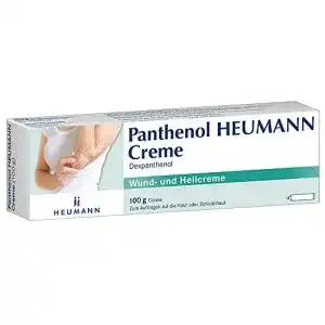 Panthenol-Creme Heumann, Wund- und Heilcreme, 100 g Creme