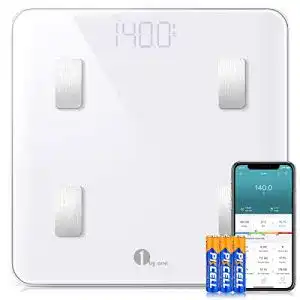 Körperfettwaage mit App 1 BY ONE mit Bluetooth und APP