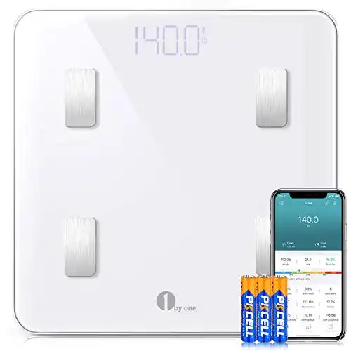Körperfettwaage mit App 1 BY ONE mit Bluetooth und APP