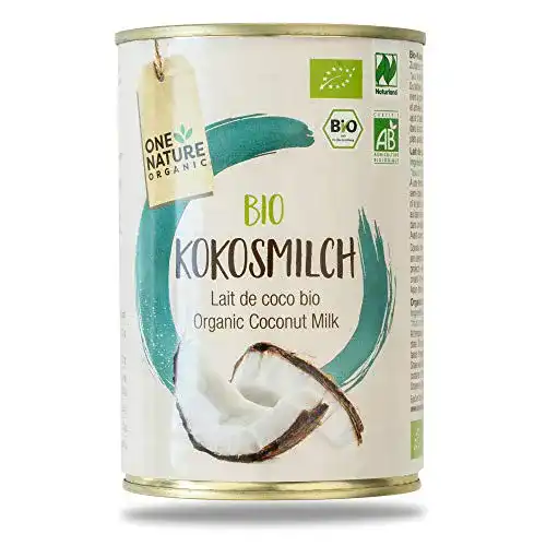 Kokosmilch ONE NATURE organic BIO, 6er Pack (6 x 400 g)
