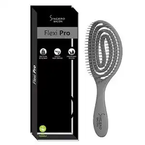 Skelettbürste Sincero Salon Haarbürste Flexi Pro Grau für Straight
