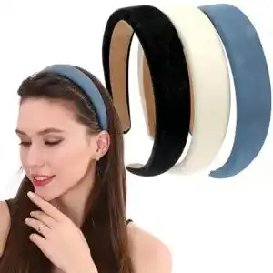 Haarreif LONEEDY 3 STÜCKE Leder Hartes Stirnband Breites PU