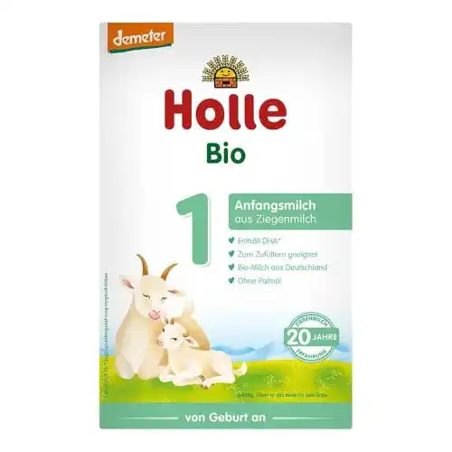 Pre-Nahrung Holle Bio-Anfangsmilch auf Ziegenmilchbasis 1, 400g