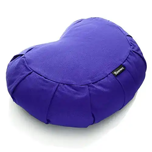 Die beste Meditationskissen BODYMATE Halbmond Yogakissen 42cm lang 2026 Test Bestseller Meditationskissen BODYMATE Halbmond Yogakissen 42cm lang