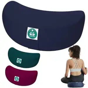 Meditationskissen Present Mind Yogakissen Halbmond Zafu