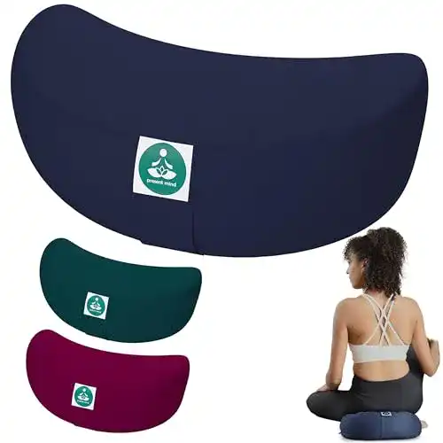 Die beste Meditationskissen Present Mind Yogakissen Halbmond Zafu 2026 Test Bestseller Meditationskissen Present Mind Yogakissen Halbmond Zafu