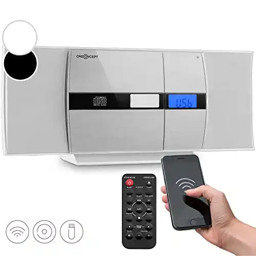 CD-Player Wandmontage OneConcept V-15-BT Kompaktanlage