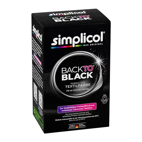 Die beste Textilfarbe Simplicol Farberneuerung Back-to-Black, Schwarz 2026 Test Bestseller Textilfarbe Simplicol Farberneuerung Back-to-Black, Schwarz