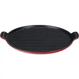 Le-Creuset-Grillpfanne LE CREUSET Gusseisen-Grillplatte, Rund