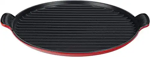 Le-Creuset-Grillpfanne LE CREUSET Gusseisen-Grillplatte, Rund