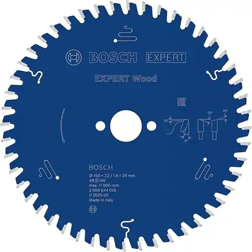 Sägeblatt (160×20) Bosch Professional Kreissägeblatt Expert Wood
