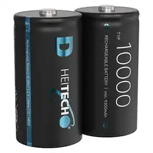 Mono-D-Akku HEITECH Promotion GmbH 10000, 2×