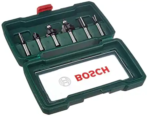 Fräser-Set Bosch Home and Garden Bosch 6tlg. Fräser Set