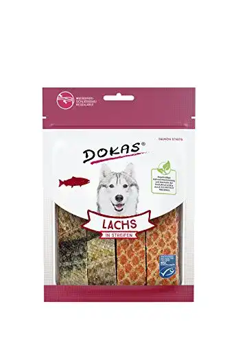 Die beste Dokas Dokas Lachs in Streifen, 1er Pack (1 x 100 g) 2026 Test Bestseller Dokas Dokas Lachs in Streifen, 1er Pack (1 x 100 g)
