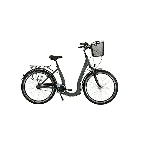 Die beste Tiefeinsteiger-Fahrrad HAWK City Comfort Deluxe Plus inkl Korb 2026 Test Bestseller Tiefeinsteiger-Fahrrad HAWK City Comfort Deluxe Plus inkl Korb