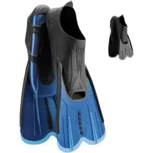 Cressi-Flossen Cressi Agua Short Flossen Kurze, Blau, 31/32