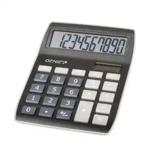 Solarrechner GENIE 840 BK 10-stelliger Tischrechner; Dual-Power