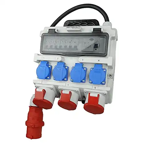 Baustromverteiler Preis-Zone Stromverteiler FI-Schutzschalter
