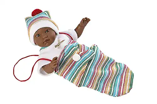 Llorens-Puppe Llorens LL30008 Puppe Cuqui, mit braunen Augen